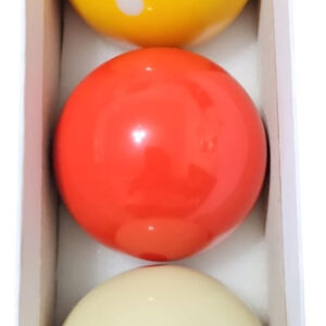 Juego De 3 Bolas De Billar  3 Colores Carambola Puntos Rojos