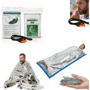 Silbato De Emergencia Natway Color Negro/naranja