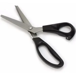Tijera Sastre Modista Zig Zag Para Tela Cuerina  22 Cm