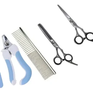 Kit Tijera Peluquería Profesional Corte Navaja Y Entresacar