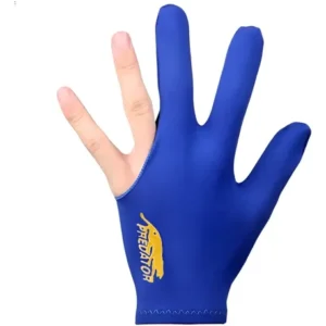 Guante De 3 Dedos Para Pool O Billar Calidad Premium Azul