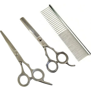 Kit Tijera Peluquería Profesional Corte Navaja Entresacar 6