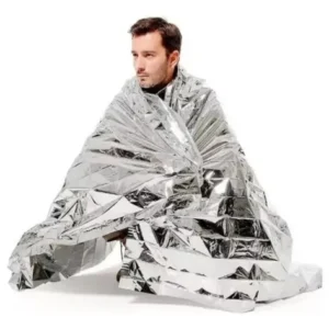 Manta Termica Emergencia Supervivencia 130 X 210 Mts Metalic