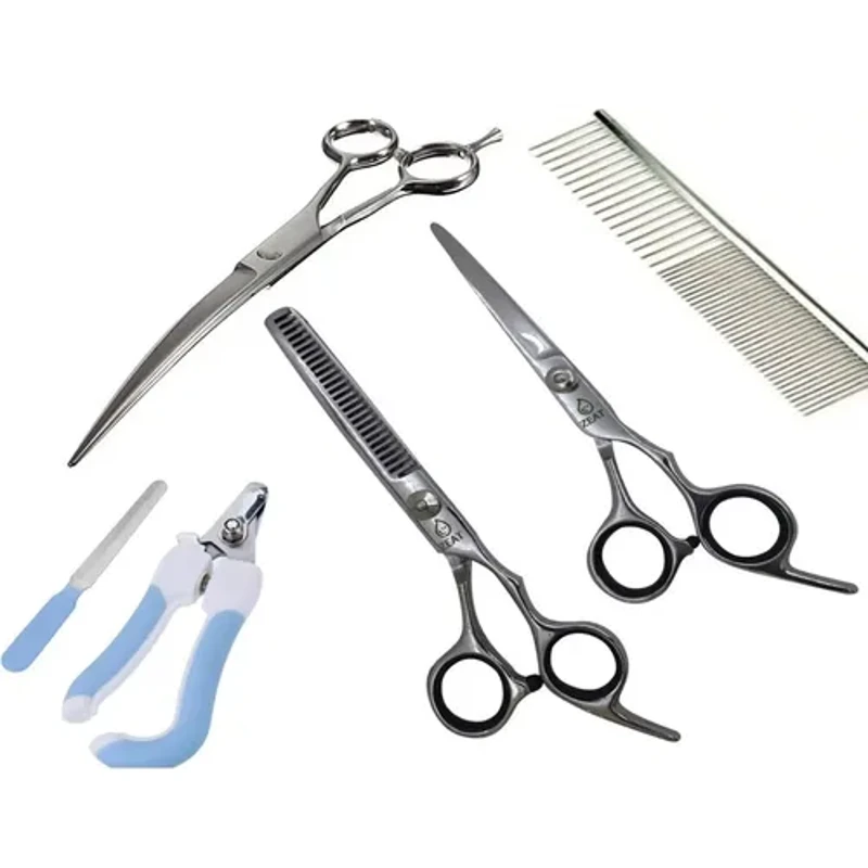 Tijera De Pulir Para Peluquería Canina 6 Pulgadas Marca Zeat