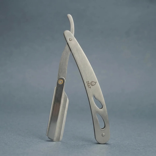 Navaja De Afeitar Zeat Acero Inoxidable Profesional Plateado - Image 11
