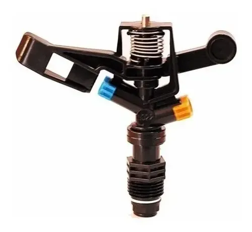 Aspersor Riego Giratorio Agricola 1/2 Doble Boquilla 12 Mts!