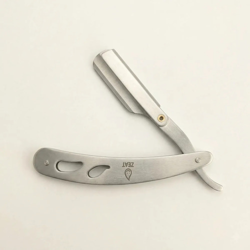 Navaja De Afeitar Zeat Acero Inoxidable Profesional Plateado - Image 3