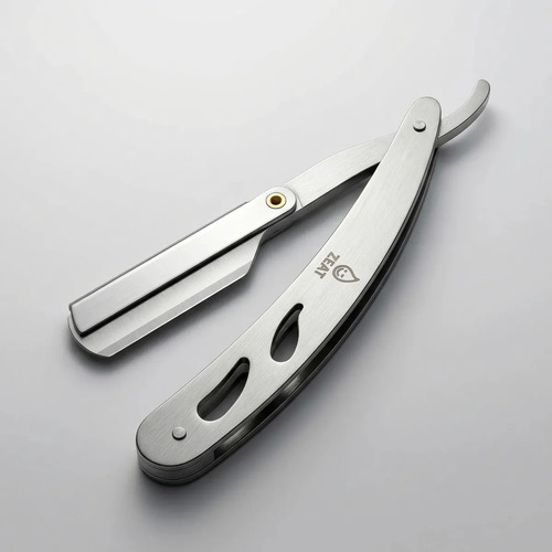 Navaja De Afeitar Zeat Acero Inoxidable Profesional Plateado - Image 8