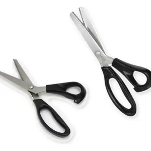 Tijera Zig Zag Corte Semicírculo Ondas Tela Manualidades Plateado