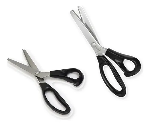 Tijera Zeat zigzag de corte semicírculo y ondas