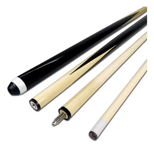 Taco Pool Desarmable 1.45 Metros De Madera Maple Profesional Negro 4 Puntas 330 G - Image 2
