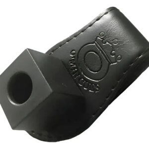 Porta Tiza Pool Billar Magnetico Clip Para Cinturon Cuerina Negro