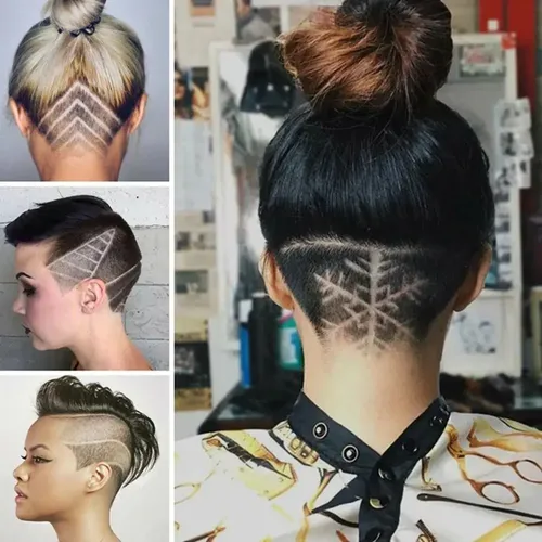 Navaja Lapiz Razor Pen Peluqueria Ó Barberia Dibujos Color Plateado - Image 3