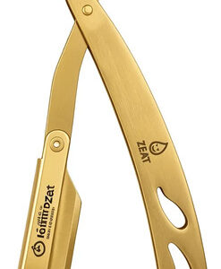 Navaja De Afeitar Zeat Acero Inoxidable Profesional Dorado