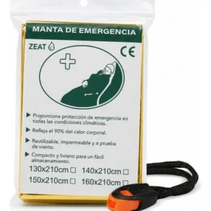Manta Termica Dorada Emergencia Supervivencia 140 X 210 Mts