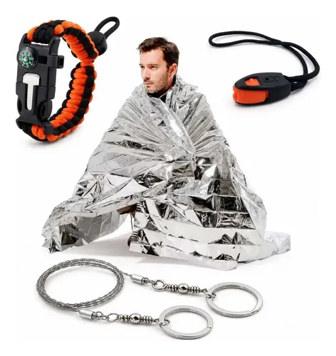 Silbato De Emergencia Natway Color Negro/naranja