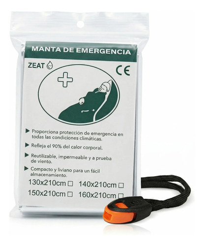 Silbato De Emergencia Natway Color Negro/naranja - Image 3