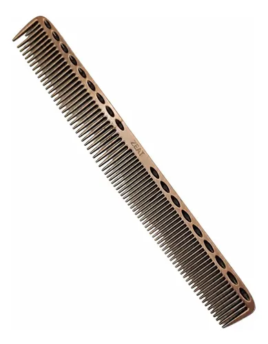 Peine De Corte De Aluminio Lucydan Anti-frizz Resistente Calor Plateado - Image 2