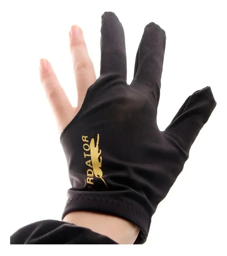 Guante De 3 Dedos Para Pool O Billar Calidad Premium Negro - Image 6